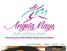 Tablet Screenshot of angelamays.com